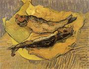 Claude Monet Bloaters on a Piece of Yellow Paper Spain oil painting reproduction